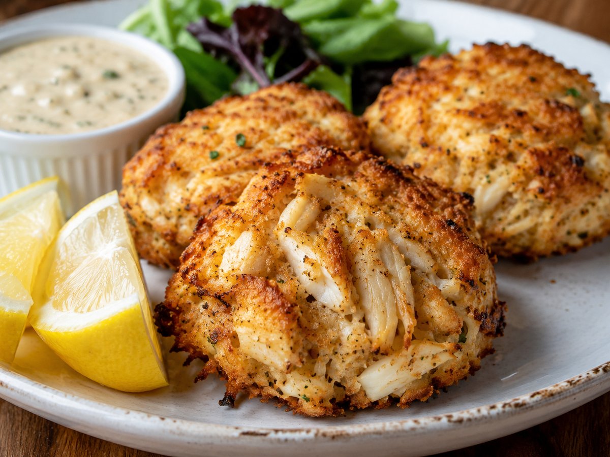 Baked Maryland Lump Crab Cakes
