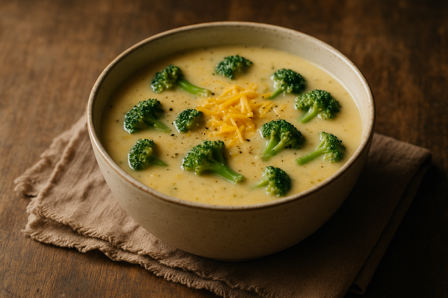Broccoli and Cheddar Soup