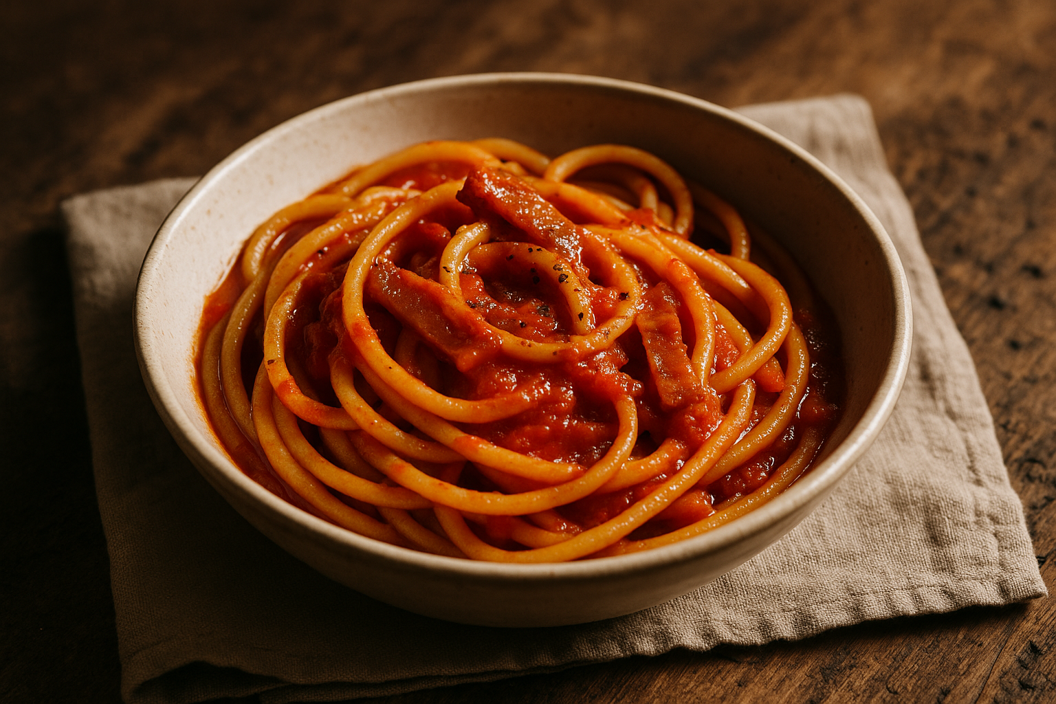 Bucatini all'Amatriciana