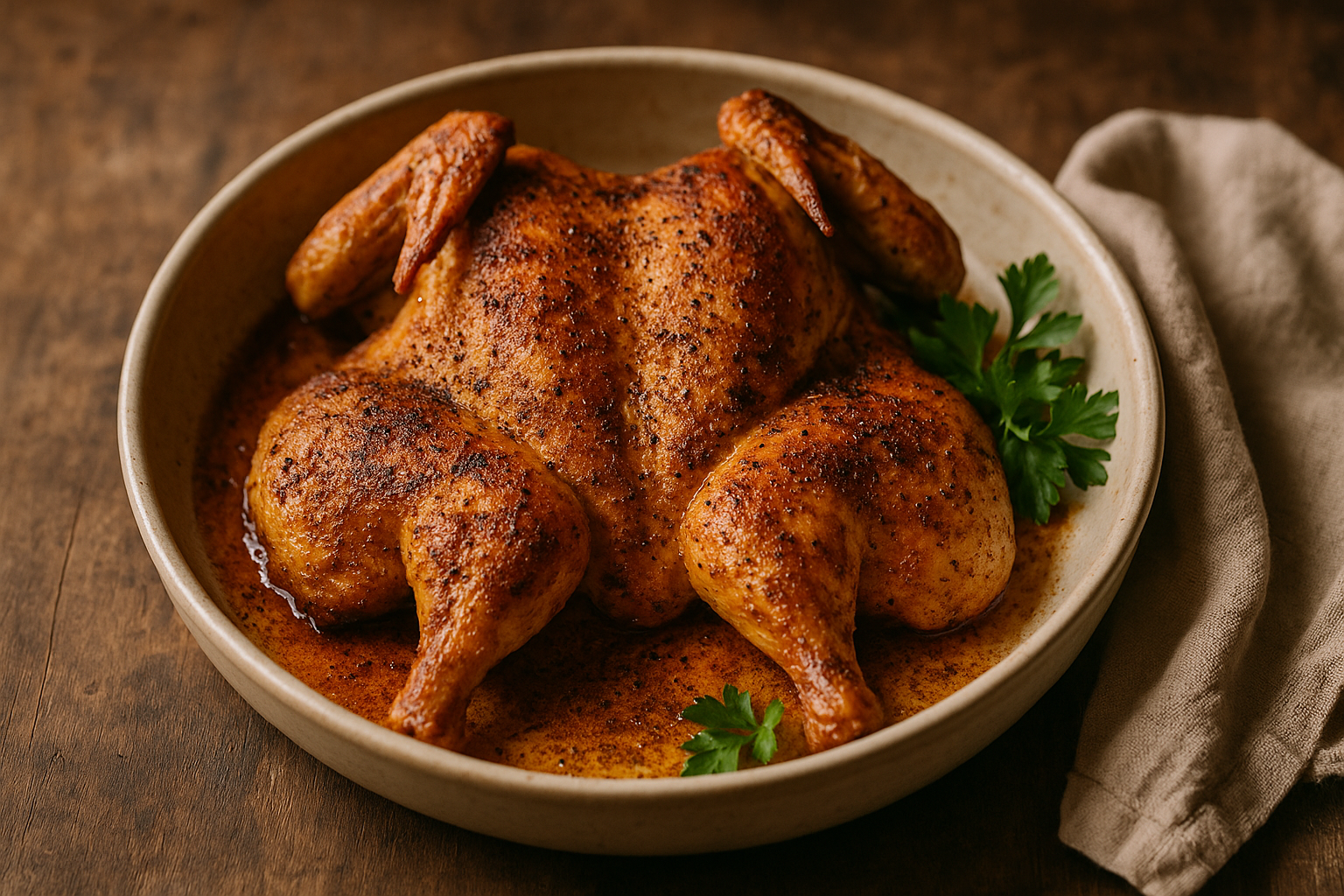 Chicken Under the Brick