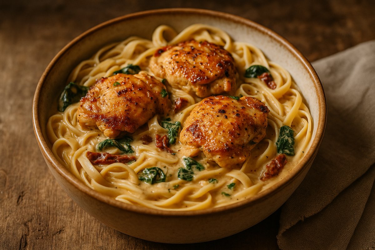 Creamy Tuscan Chicken Pasta