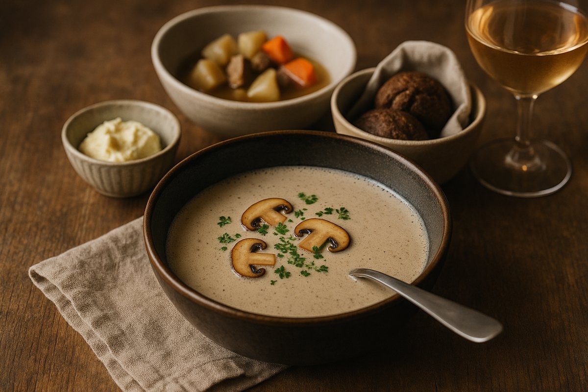 Icelandic Creamy Mushroom Soup