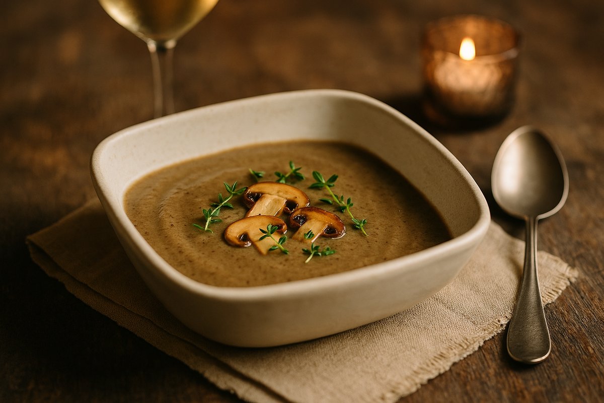 Creamy Icelandic Mushroom Soup