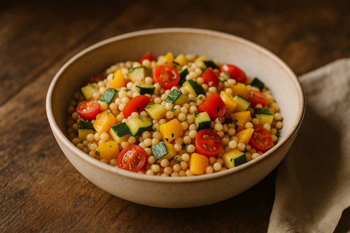 Israeli Couscous Salad (Ptitim)