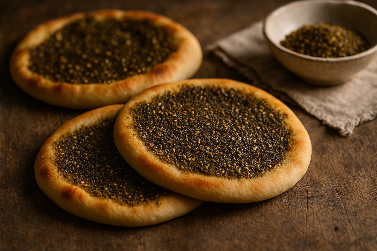Manakish (Za'atar Flatbread)