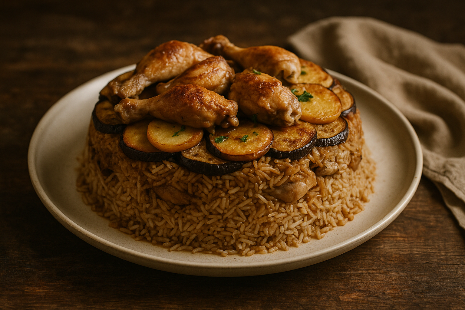 Maqluba (Upside-Down Rice)