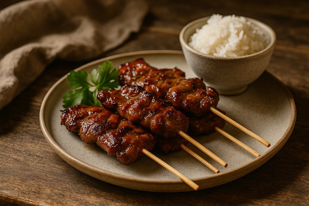 Moo Ping (Thai Grilled Pork Skewers)