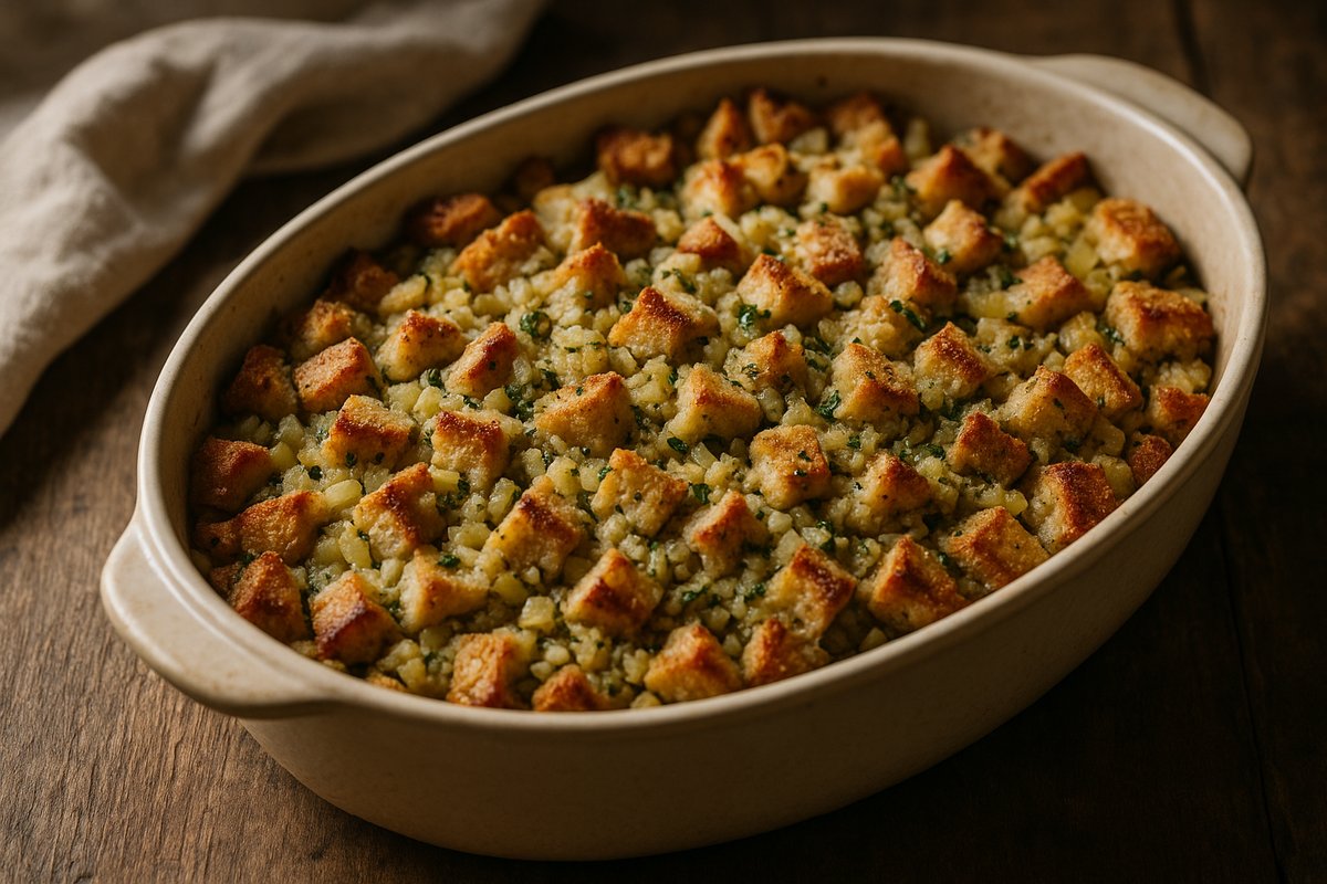 Our Favorite Buttery Herb Stuffing