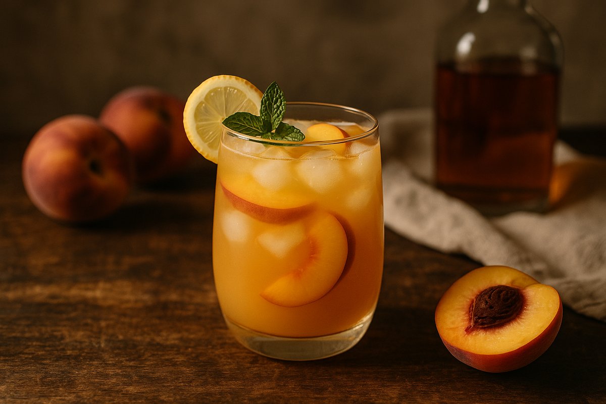 Peach Bourbon Lemonade
