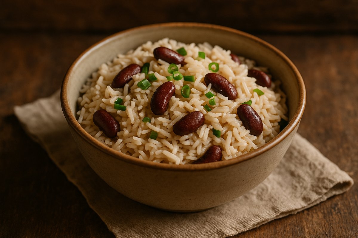 Rice and Peas (Rice and Kidney Beans)