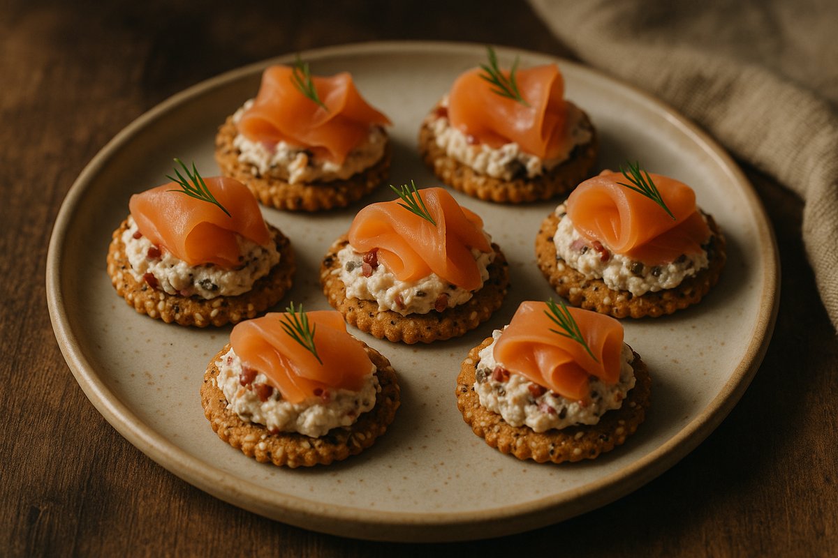 Ritz Everything Bites with Lox and Schmear