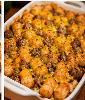 Sausage and Egg Tater Tot Casserole