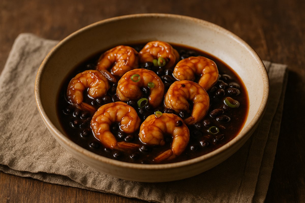 Shrimp with Black Bean Sauce