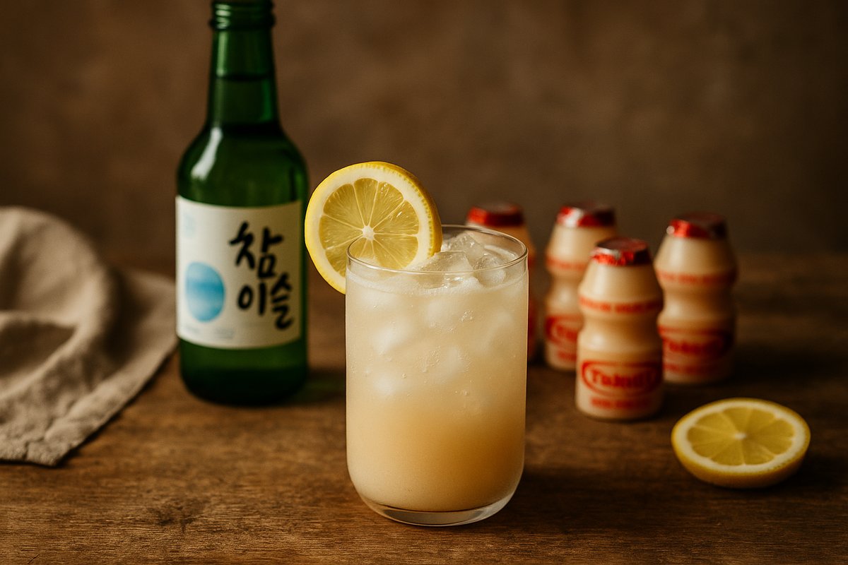 Soju Yakult Cocktail