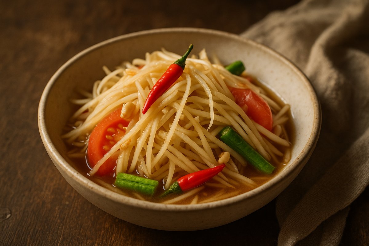 Som Tum (Thai Green Papaya Salad)