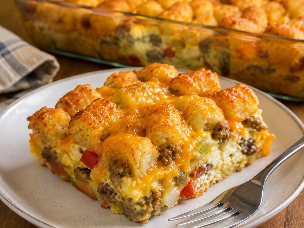 Tater Tot Breakfast Casserole