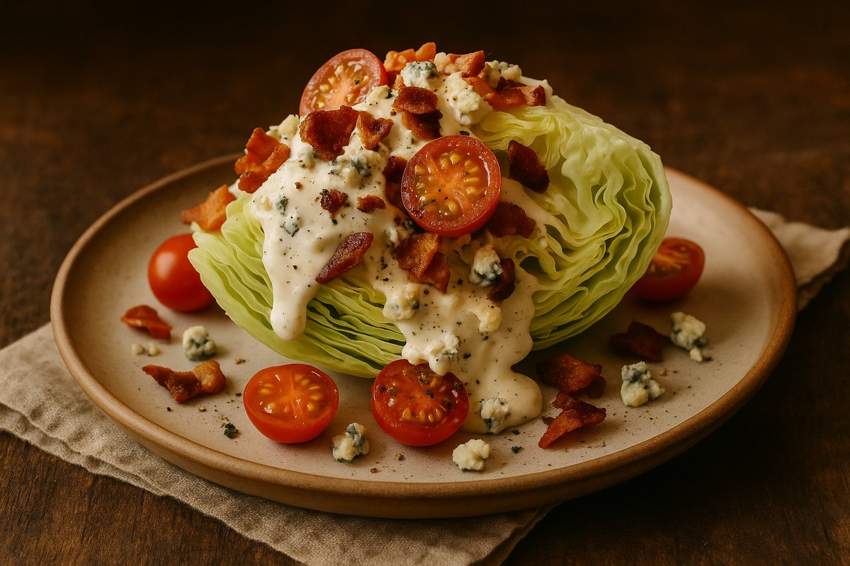 Wedge Salad with Blue Cheese