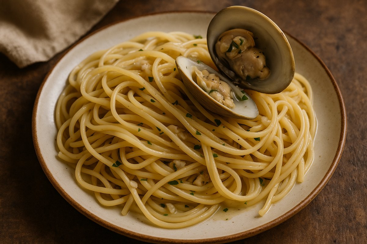 White Clam Sauce with Linguine